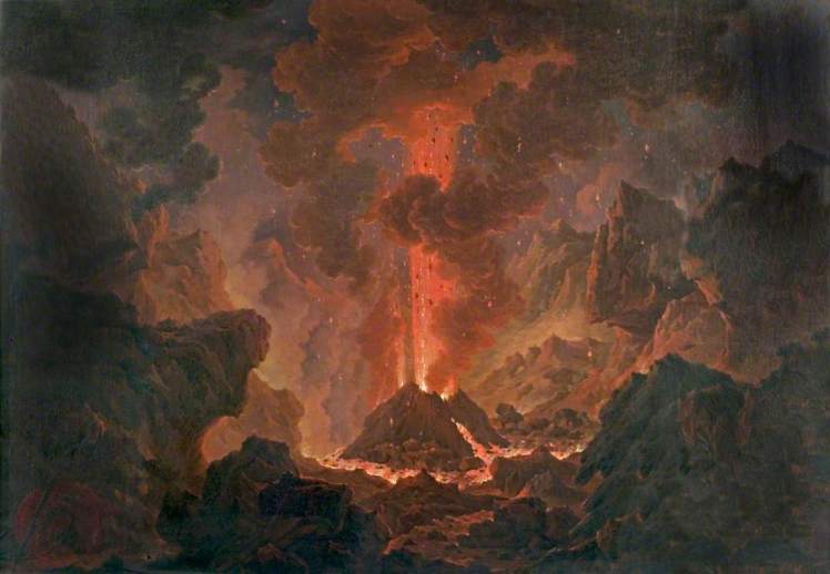 Dr Philip Dodgson Derby Vesuvius in Eruption
